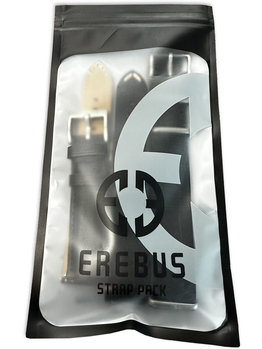 Black Leather Strap Pack