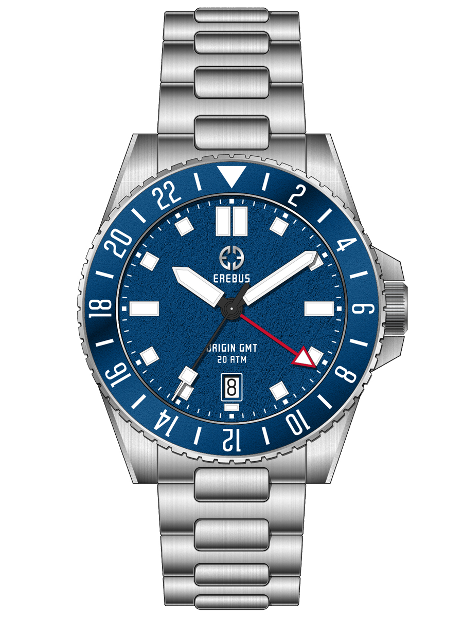 ORIGIN GMT Classic Blue – EREBUS WATCH - Main Image