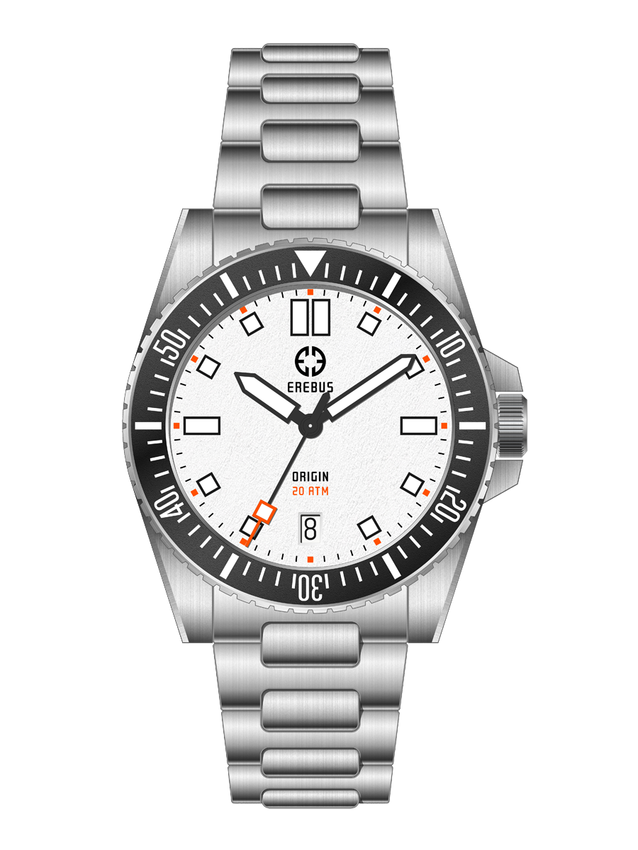 ORIGIN 38 White – EREBUS WATCH ORIGIN 38 White – EREBUS WATCH