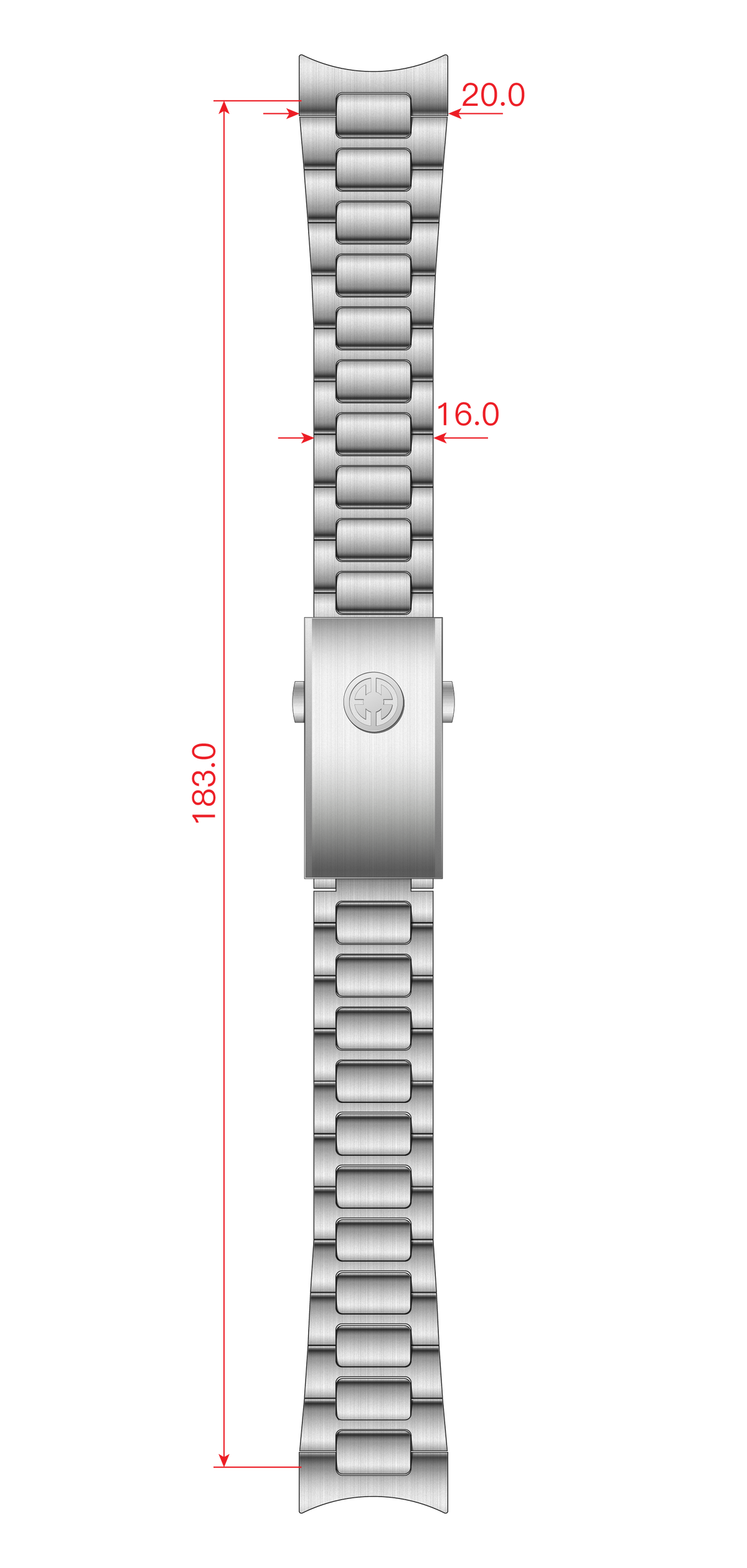 Origin 40 Curved H-Link Bracelet
