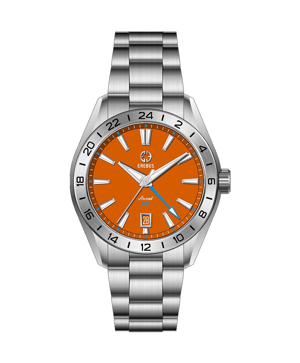 ASCENT 40 GMT Orange – EREBUS WATCH