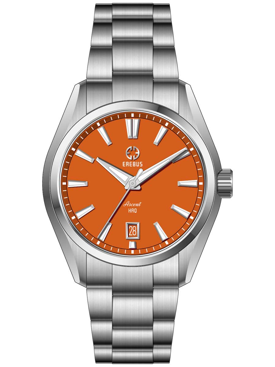 ASCENT HAQ 39 Orange Enamel – EREBUS WATCH
