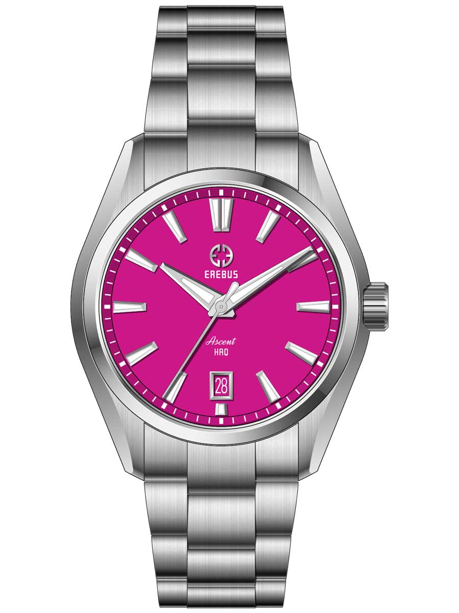 ASCENT HAQ 39 Pink Enamel – EREBUS WATCH