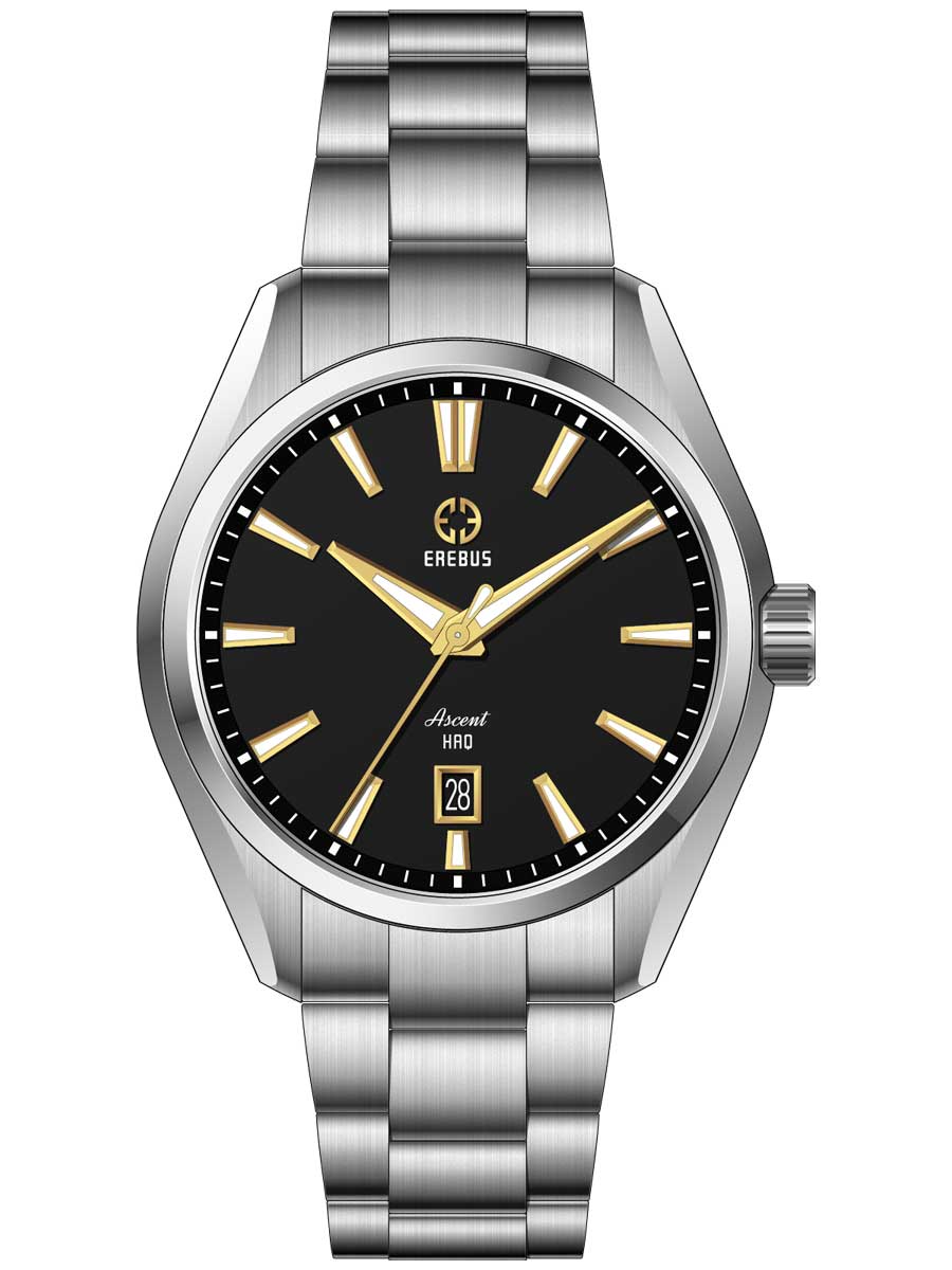 ASCENT HAQ 41 Black Gilt – EREBUS WATCH