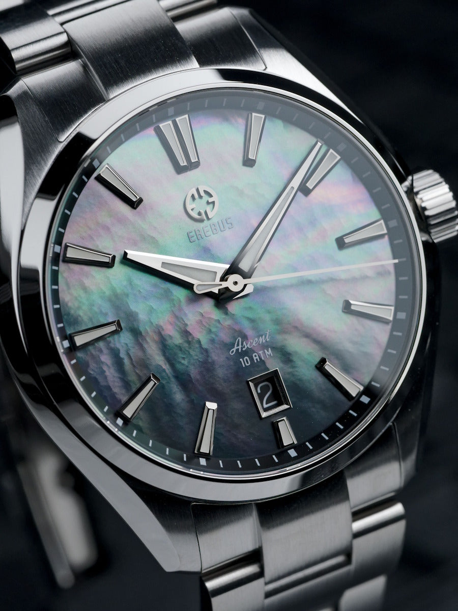 ASCENT 41 Black Mother of Pearl – EREBUS WATCH