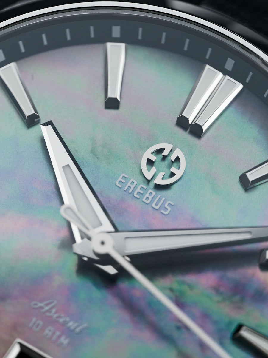 ASCENT 41 Black Mother of Pearl – EREBUS WATCH