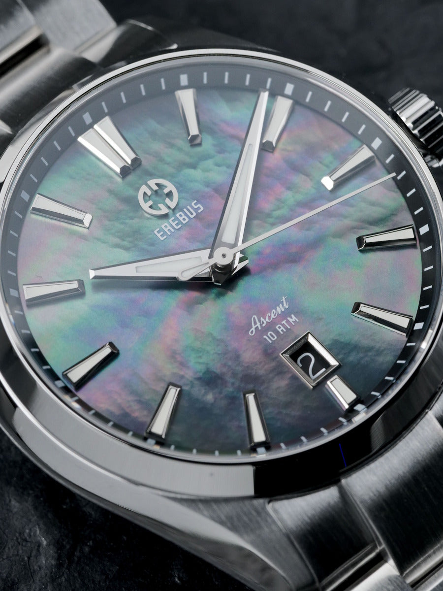 ASCENT 41 Black Mother of Pearl – EREBUS WATCH