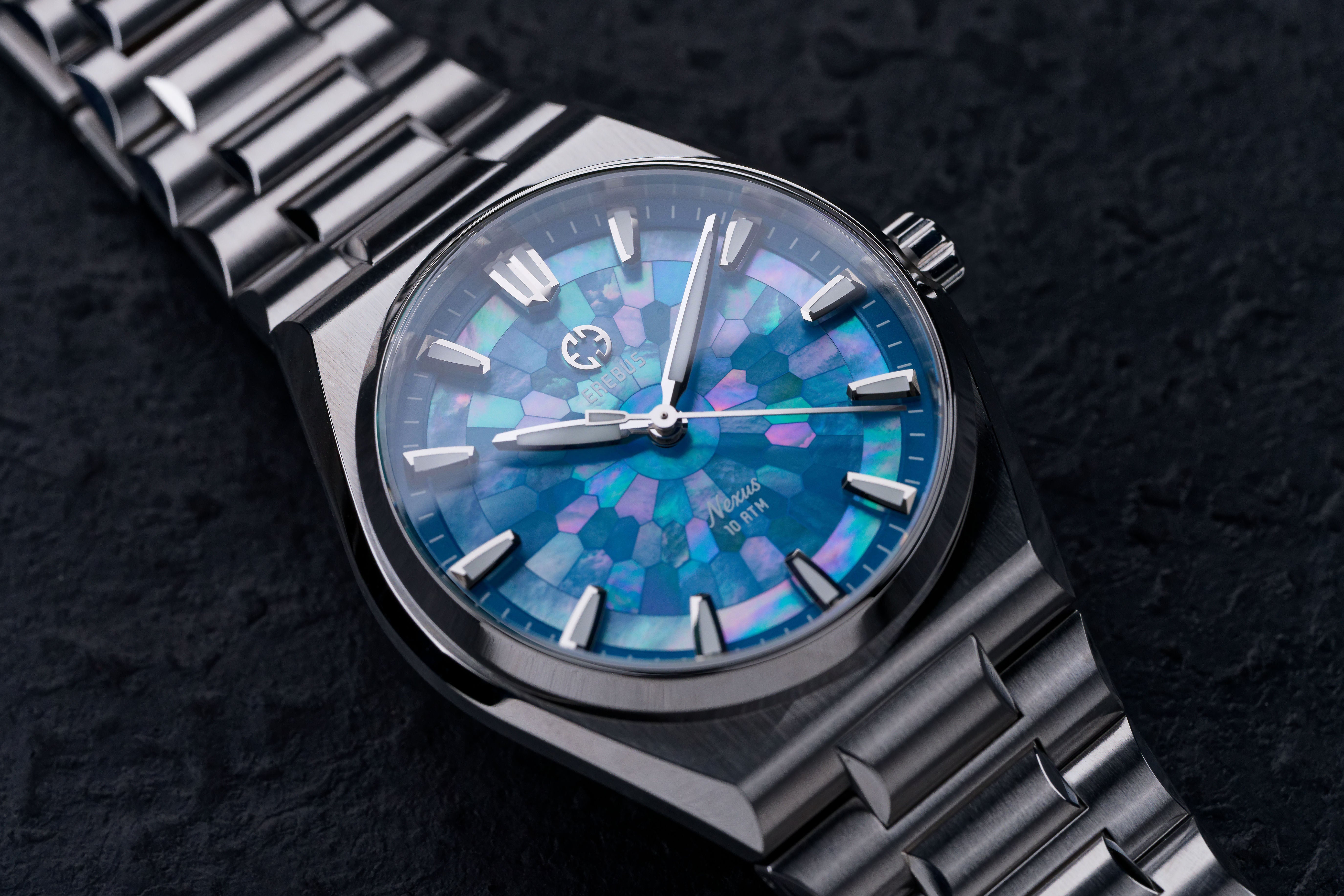 Nexus Purple Mosaic Mother of Pearl – EREBUS WATCH