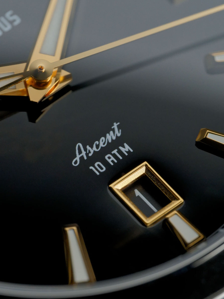 ASCENT 41 Black Gilt – EREBUS WATCH