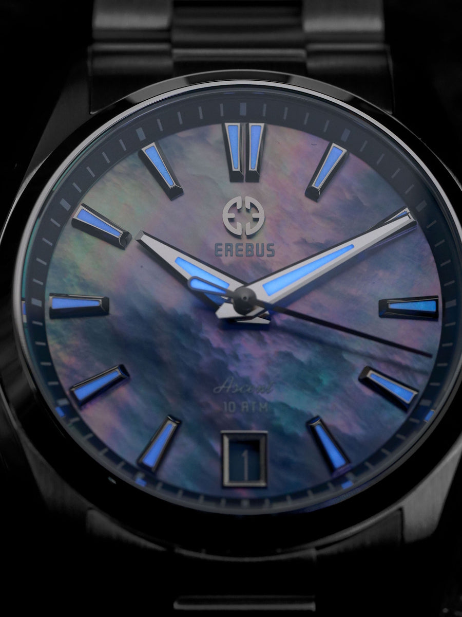 ASCENT 36 Blue Mother of Pearl – EREBUS WATCH