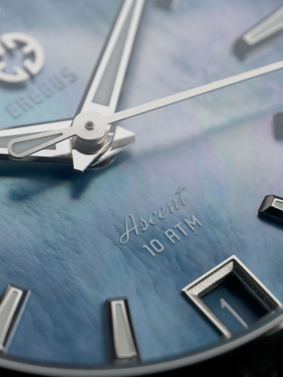 ASCENT 34 Blue Mother of Pearl – EREBUS WATCH
