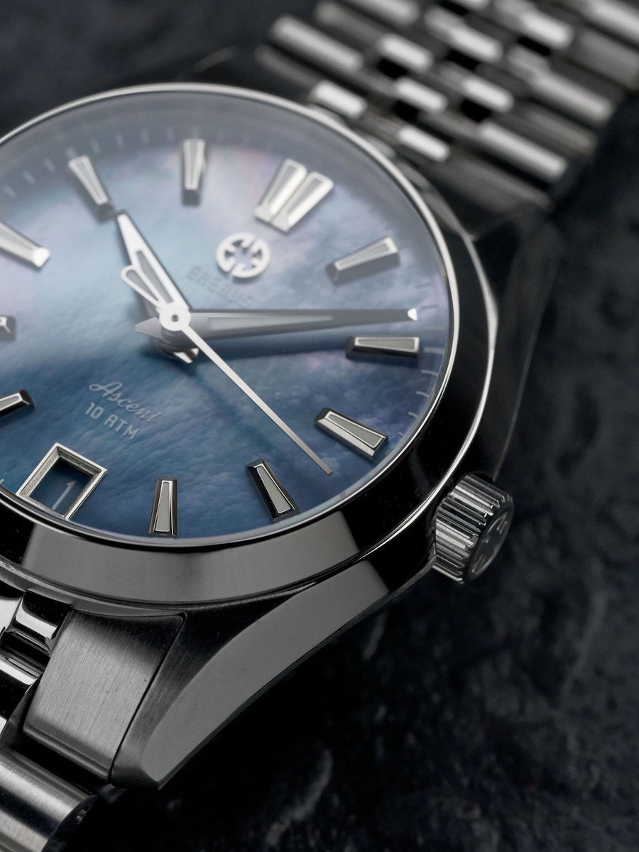 ASCENT 34 Blue Mother of Pearl – EREBUS WATCH