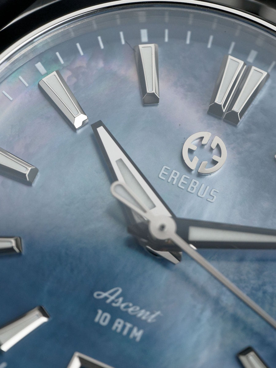 ASCENT 34 Blue Mother of Pearl – EREBUS WATCH