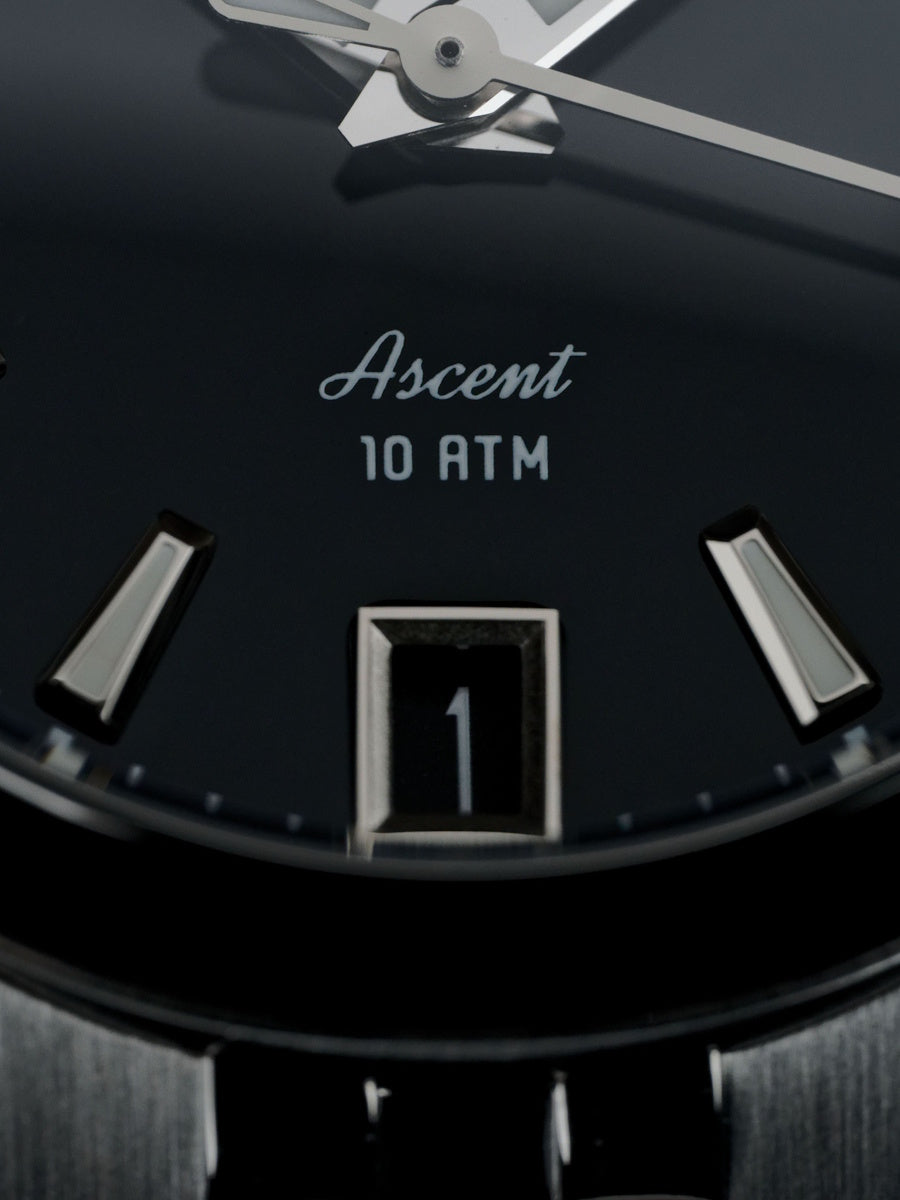ASCENT 34 Black Enamel – EREBUS WATCH