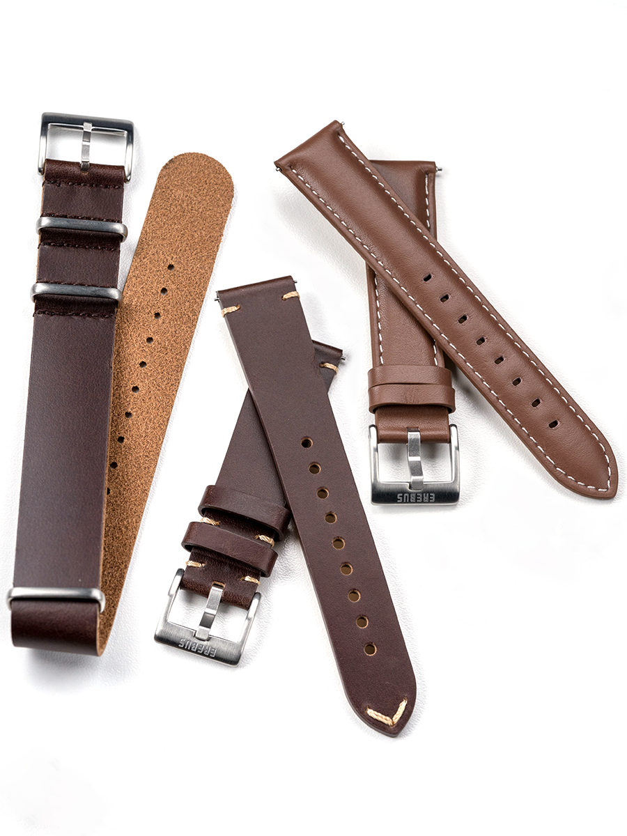 Brown Leather Strap Pack