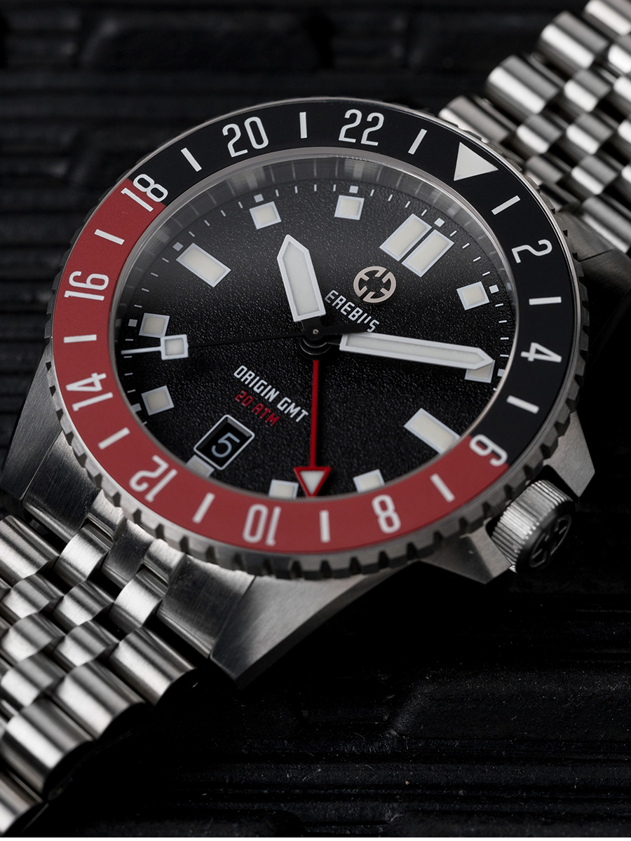 ORIGIN GMT Premium Black – EREBUS WATCH