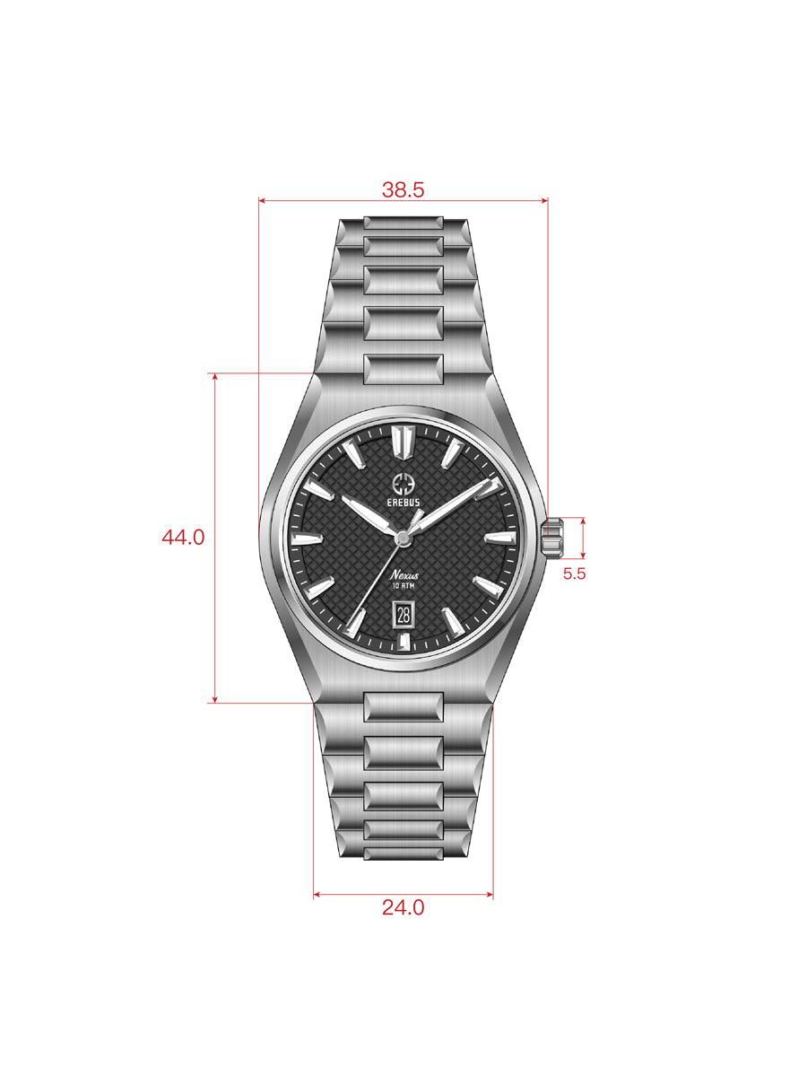 Nexus Black Tapisserie – EREBUS WATCH