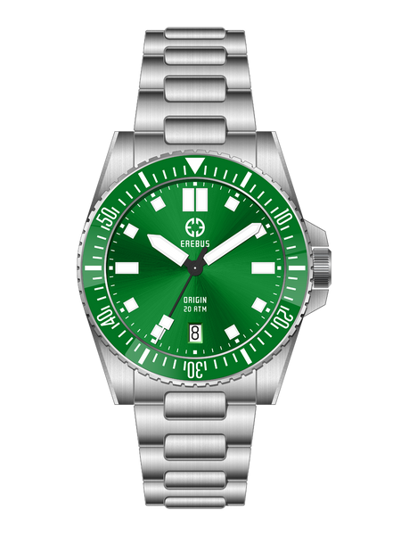 ORIGIN 38 Sunburst Green – EREBUS WATCH