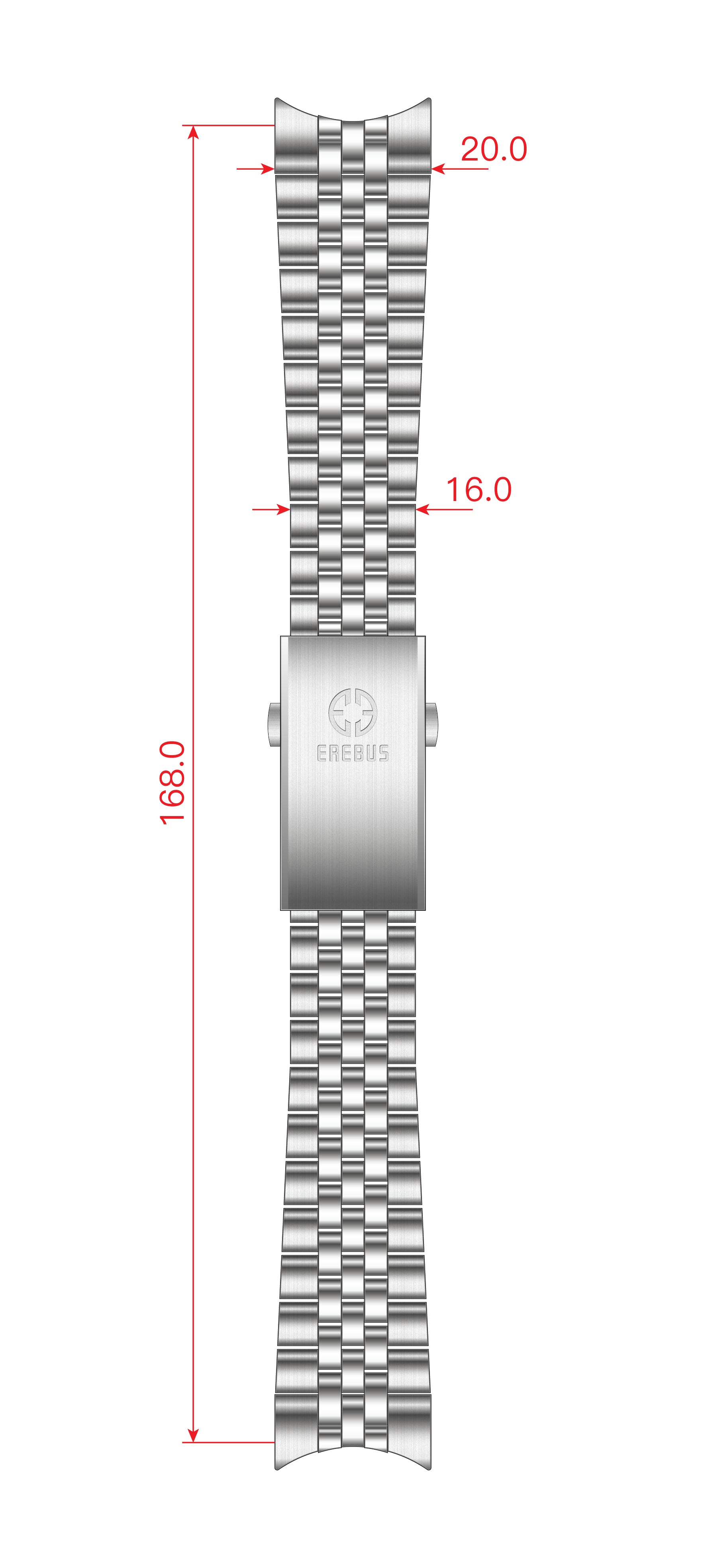 Ascent 40 - GMT J-Style Bracelet