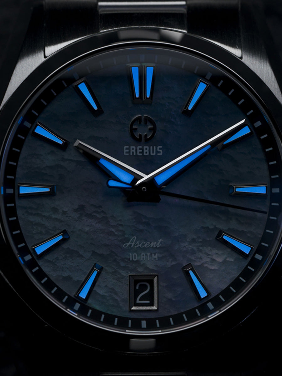 ASCENT 36 Black Mother of Pearl – EREBUS WATCH