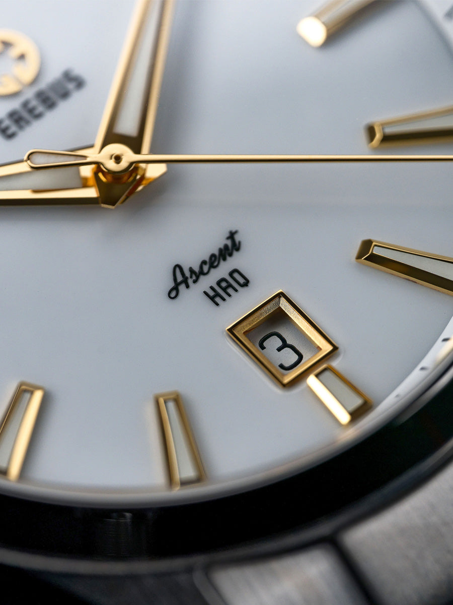 とあさく ASCENT HAQ 41 White Gilt – EREBUS WATCH