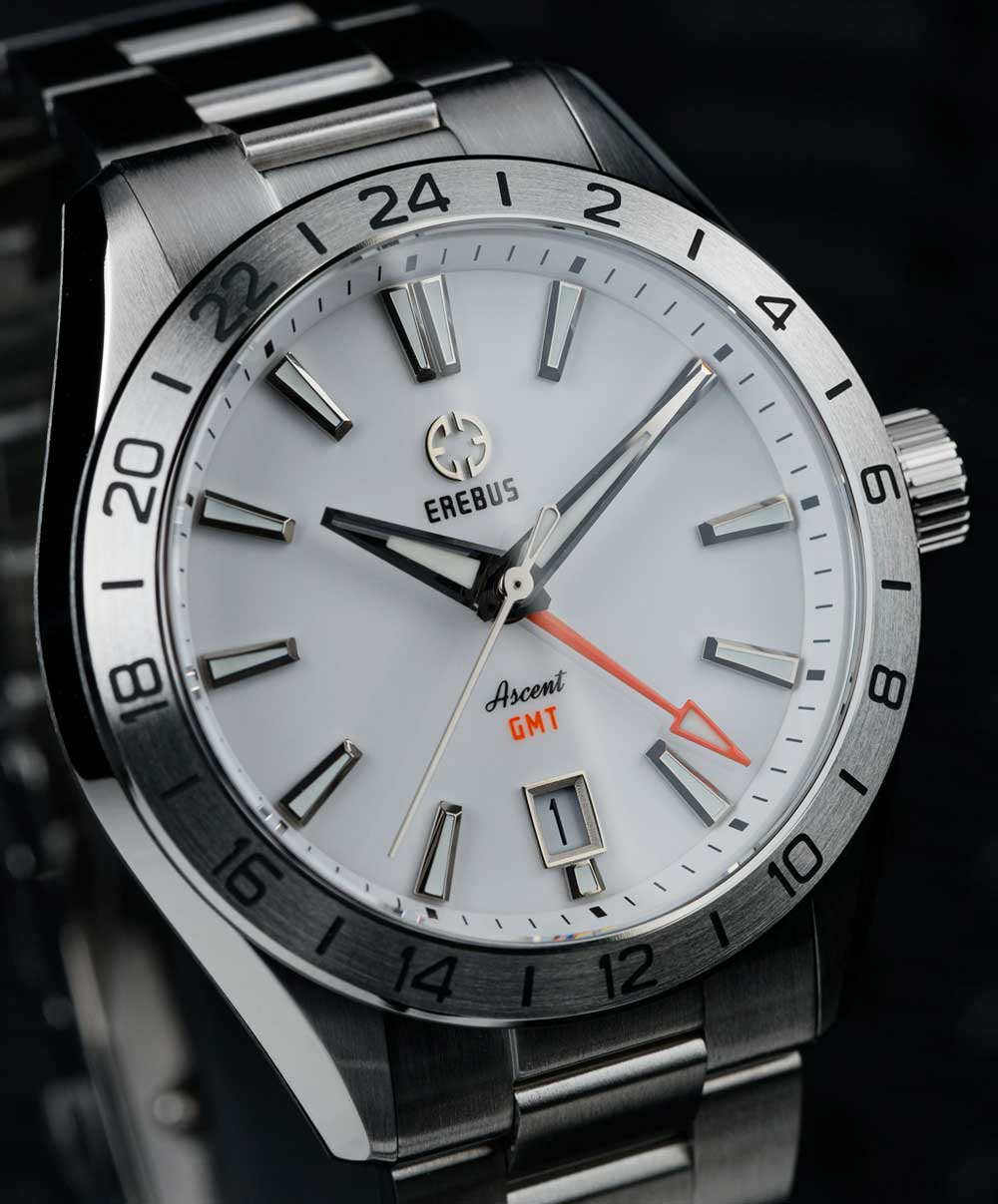ASCENT 40 GMT White – EREBUS WATCH