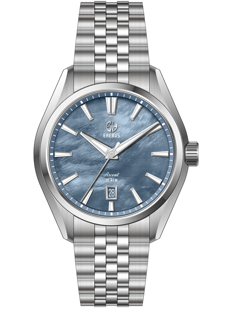 Anne！ ASCENT 41 Blue Mother of Pearl – EREBUS WATCH