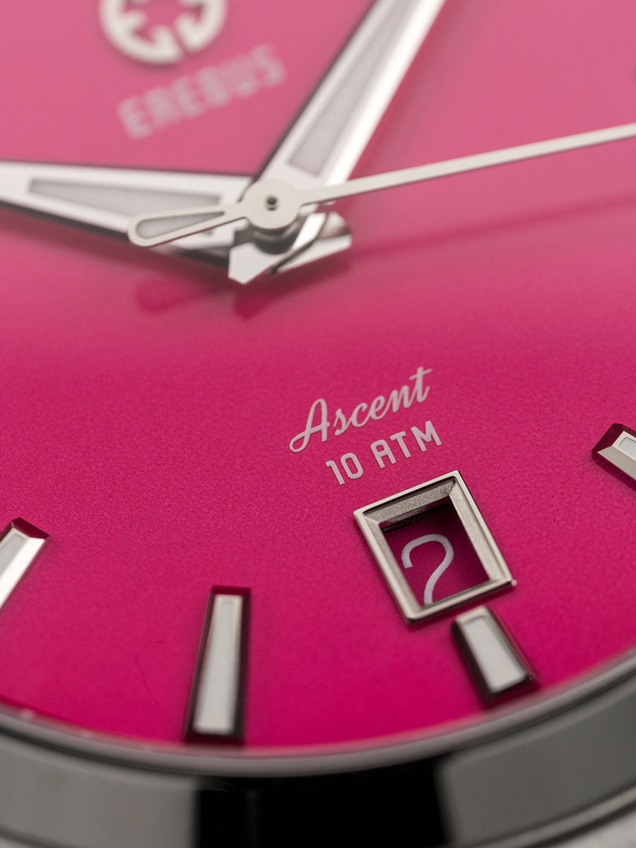 ASCENT 41 Pink Enamel – EREBUS WATCH