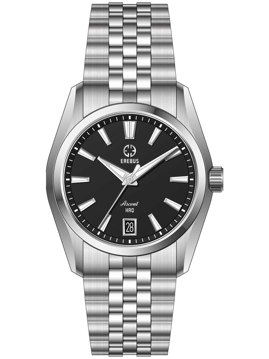 ASCENT HAQ 36 Black Enamel – EREBUS WATCH