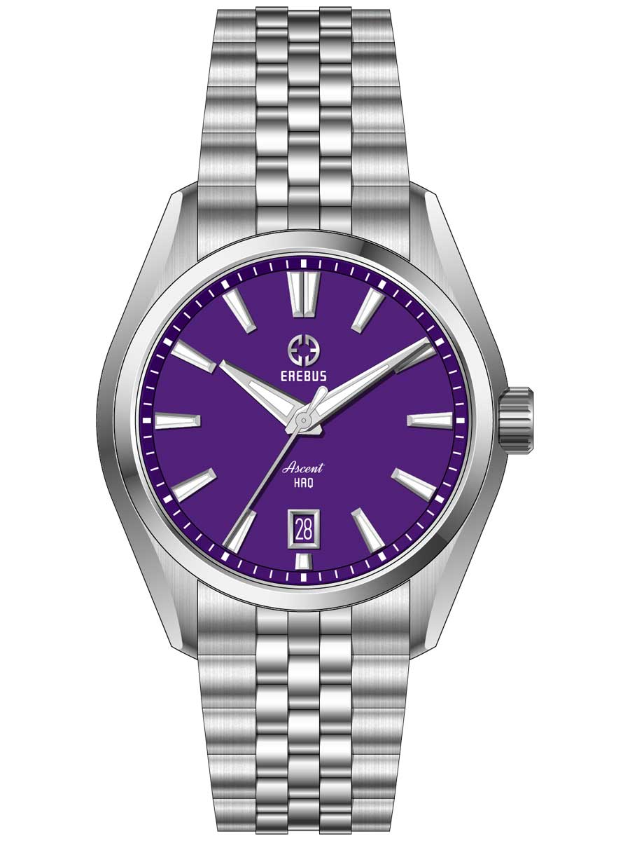 ASCENT HAQ 39 Purple Enamel – EREBUS WATCH
