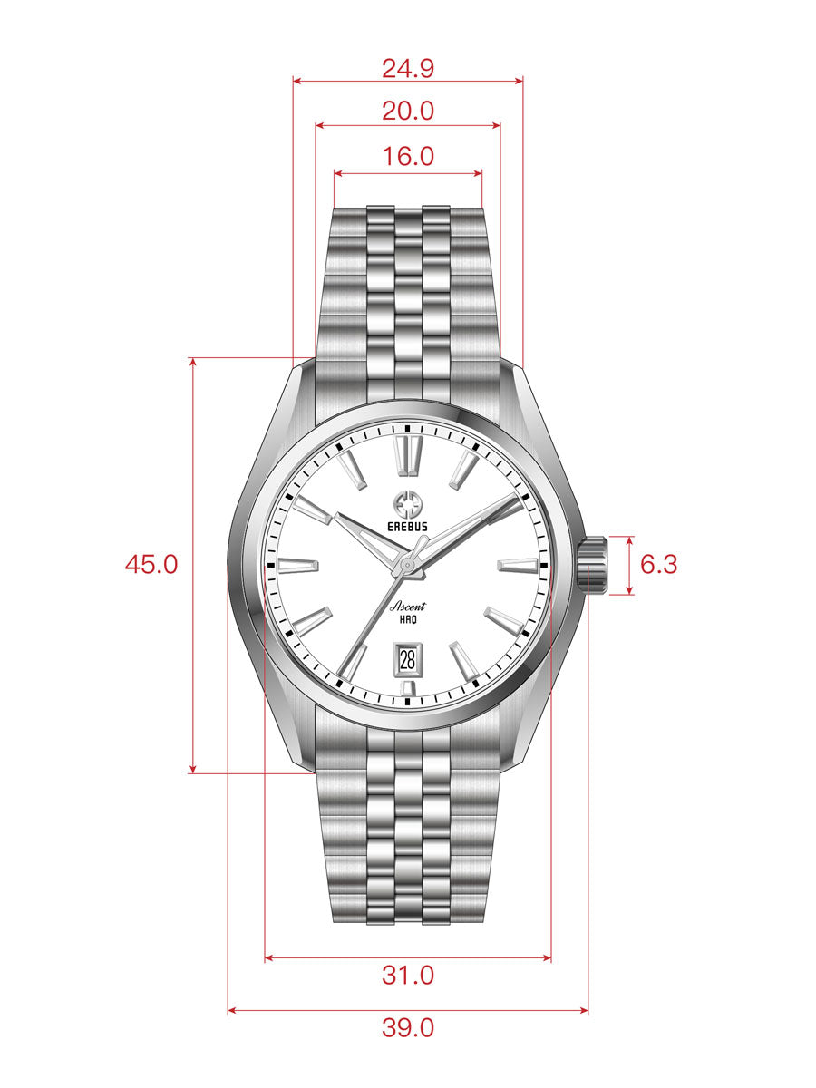 アルメリック erebus-ascent-haq-39mm-white-