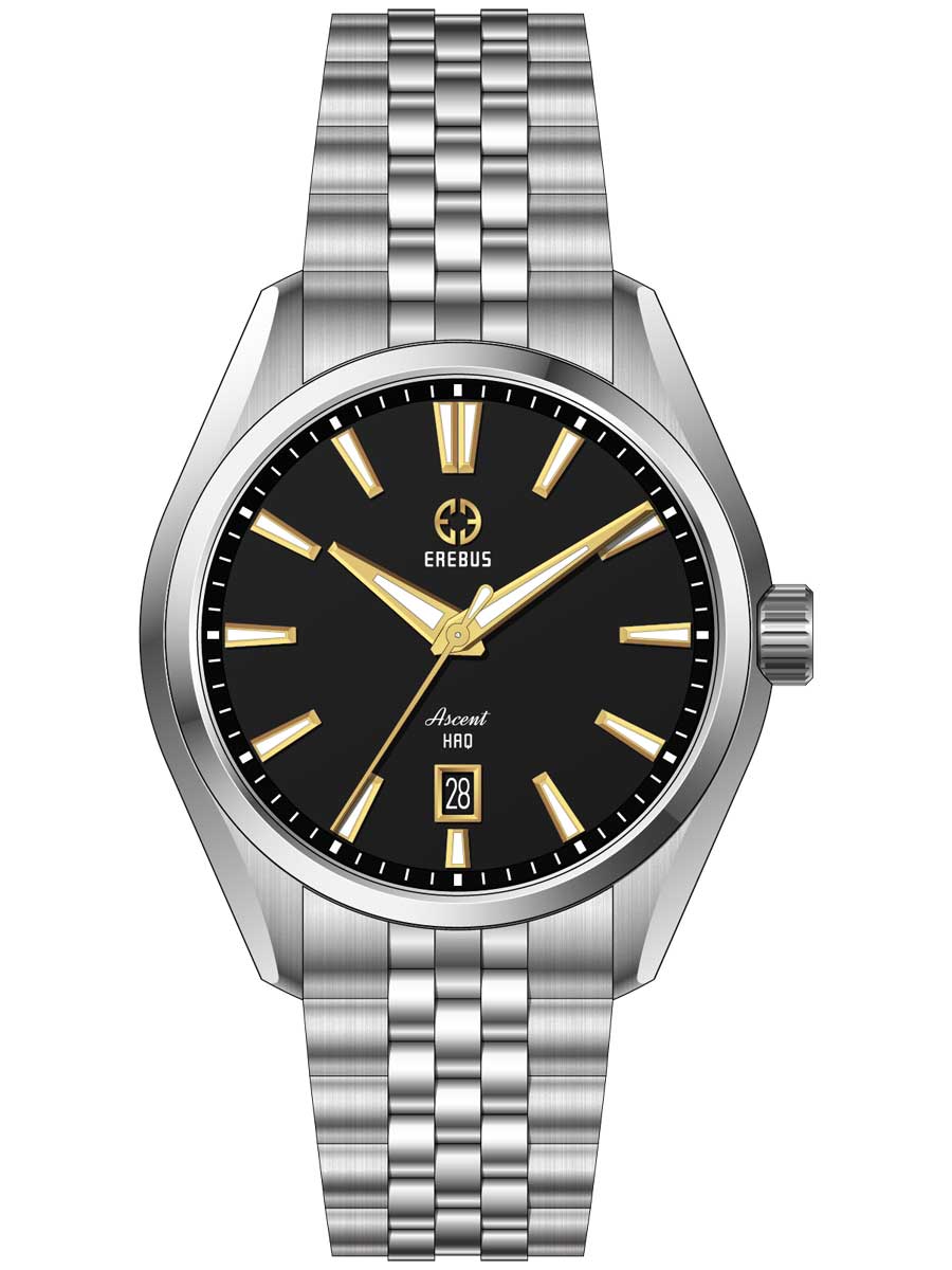 ASCENT HAQ 41 Black Gilt – EREBUS WATCH