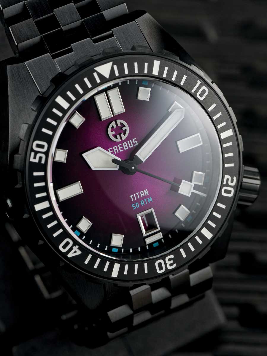 【ラプンツェル様用】REIGN OF EREBUS / Of Blackest TITAN Purple Fumé – EREBUS WATCH
