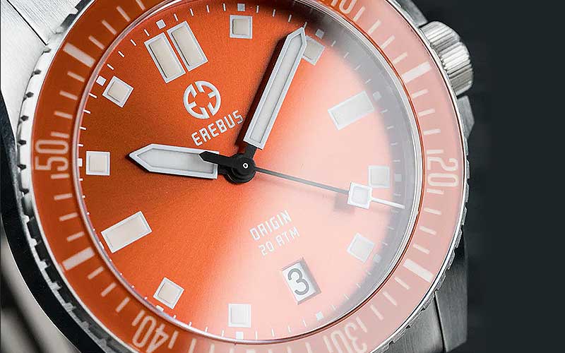 ORIGIN 38 Sunburst Orange – EREBUS WATCH