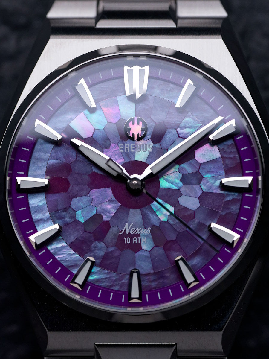 パルナシウス・エバースマニ（メス、ロシア産） Nexus Purple Mosaic Mother of Pearl – EREBUS WATCH