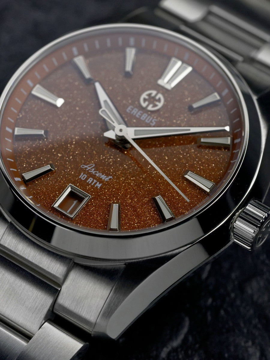 ASCENT 36 Bronze Aventurine – EREBUS WATCH